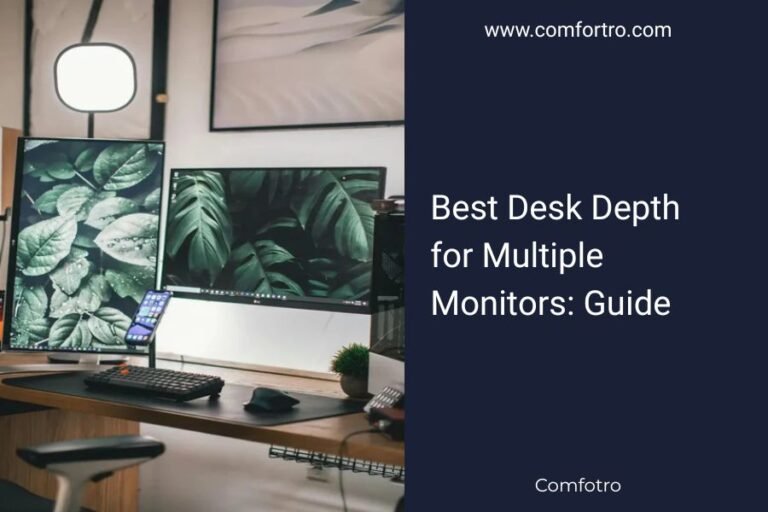 Best Desk Depth for Multiple Monitors: Guide