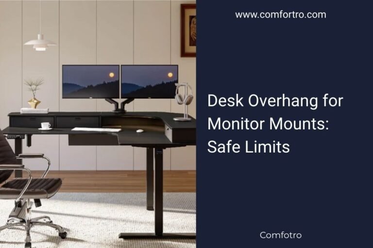 Desk Overhang for Monitor Mounts: Safe Limits