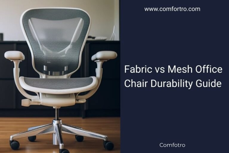 Fabric vs Mesh Office Chair Durability Guide