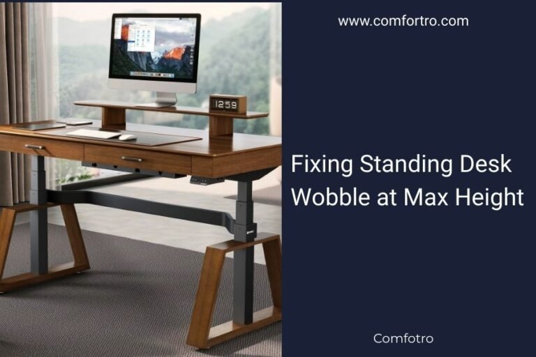 Fixing Standing Desk Wobble at Max Height