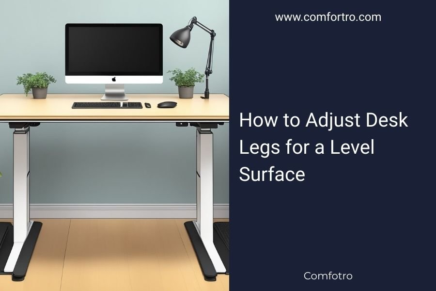 How to Adjust Desk Legs for a Level Surface
