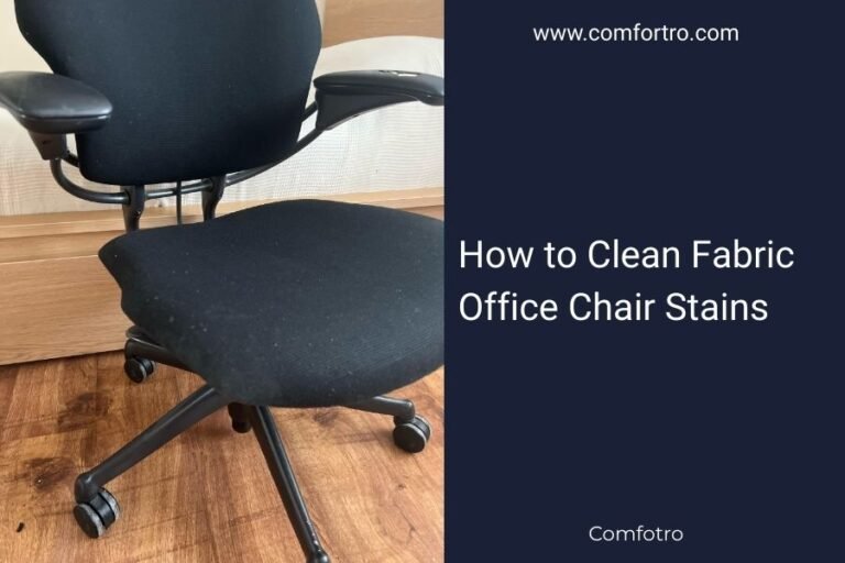 How to Clean Fabric Office Chair Stains