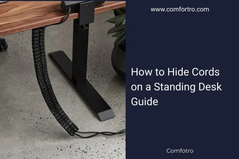 How to Hide Cords on a Standing Desk Guide