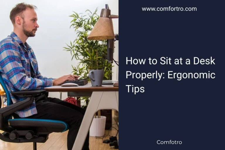 How to Sit at a Desk Properly_ Ergonomic Tips
