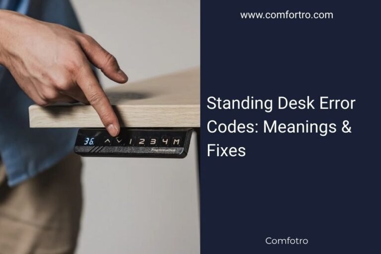 Standing Desk Error Codes: Meanings & Fixes