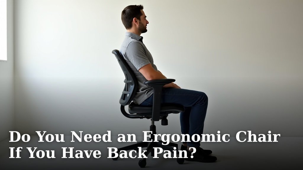 Do You Need an Ergonomic Chair If You Have Back Pain?