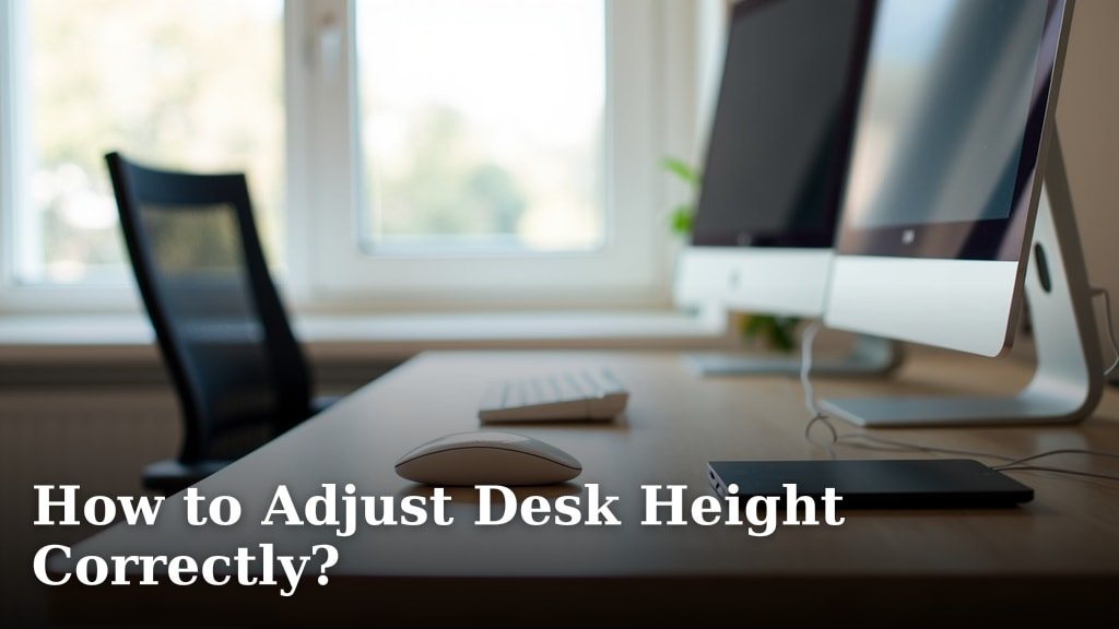 How to Adjust Desk Height Correctly?