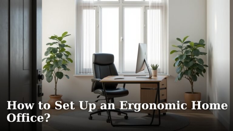 How to Set Up an Ergonomic Home Office?
