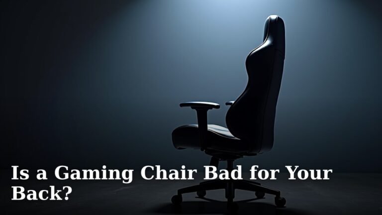 Is a Gaming Chair Bad for Your Back?