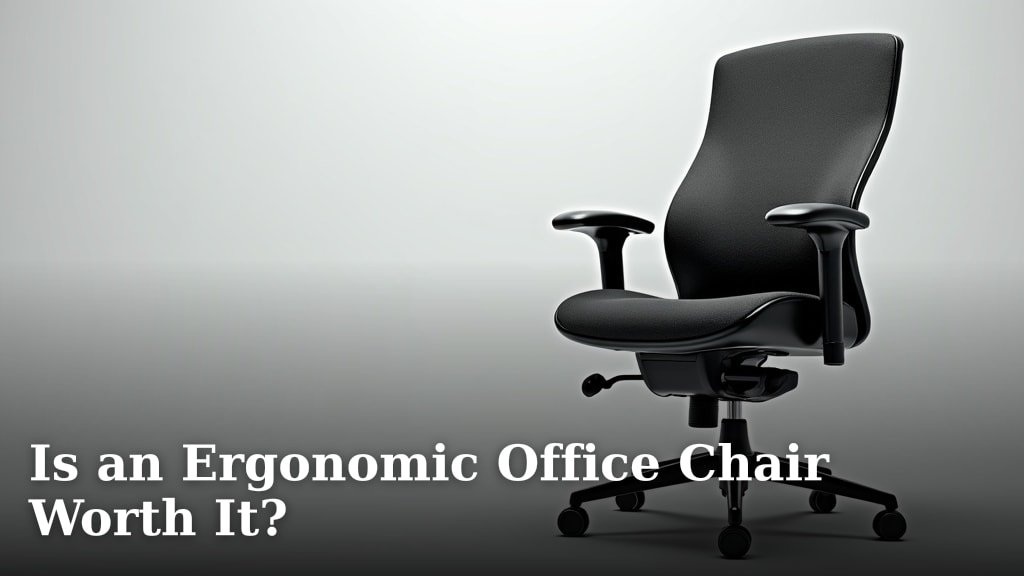 Is an Ergonomic Office Chair Worth It?