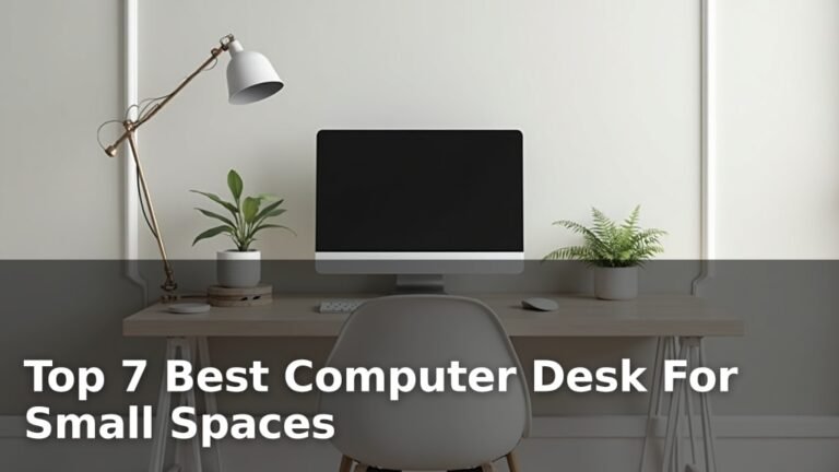 Top 7 Best Computer Desk For Small Spaces