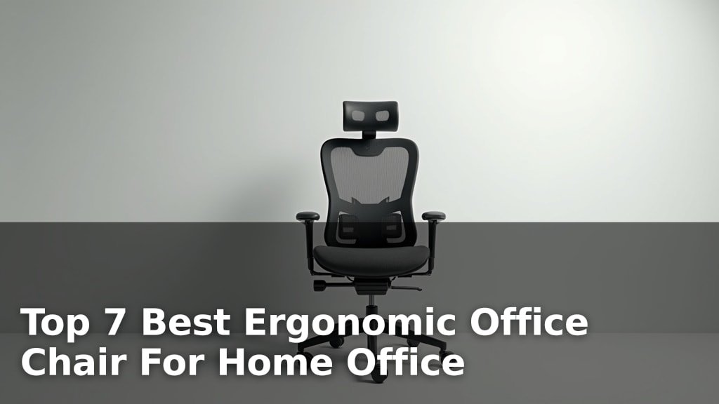 Top 7 Best Ergonomic Office Chair For Home Office