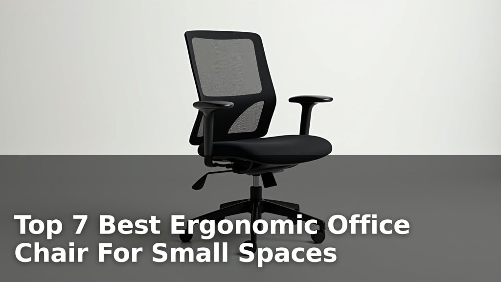 Top 7 Best Ergonomic Office Chair For Small Spaces