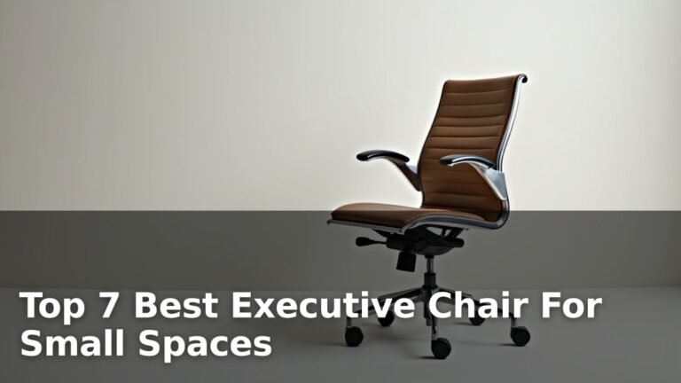 Top 7 Best Executive Chair For Small Spaces