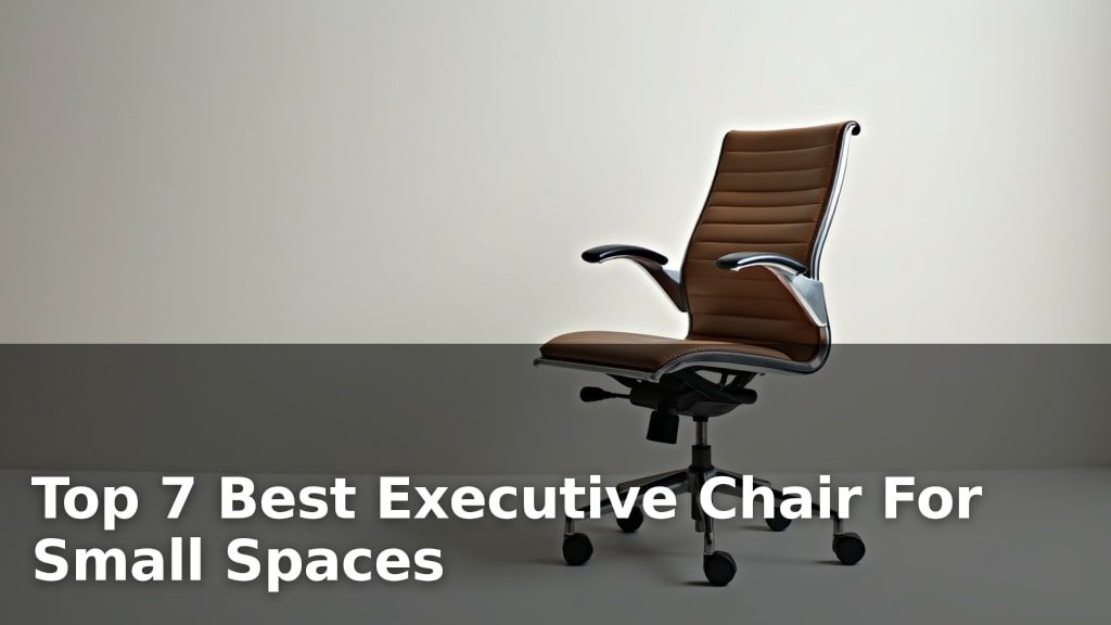Top 7 Best Executive Chair For Small Spaces