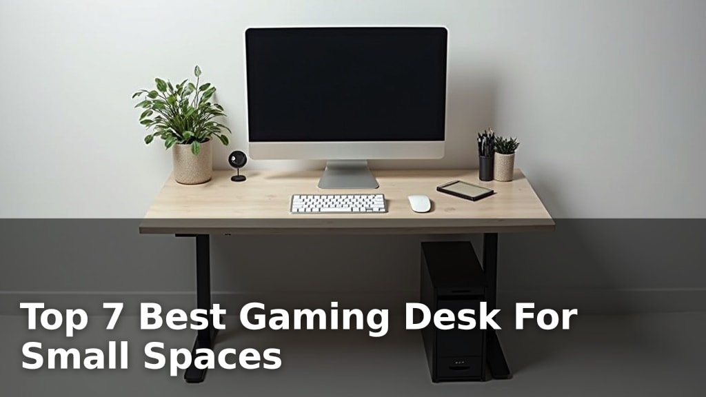 Top 7 Best Gaming Desk For Small Spaces