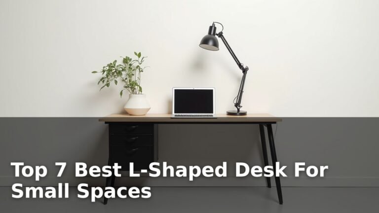 Top 7 Best L-Shaped Desk For Small Spaces