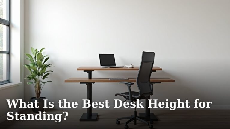 What Is the Best Desk Height for Standing?