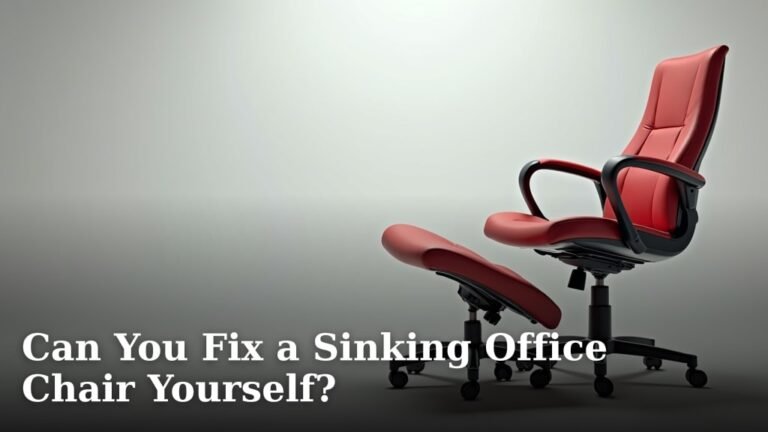 Can You Fix a Sinking Office Chair Yourself?