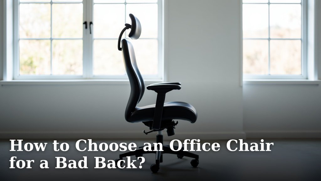 How to Choose an Office Chair for a Bad Back?