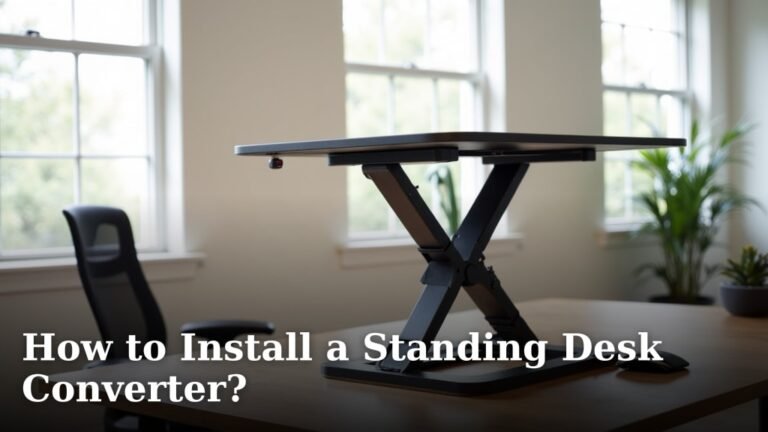 How to Install a Standing Desk Converter?