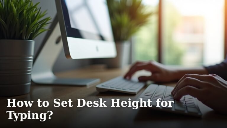 How to Set Desk Height for Typing?