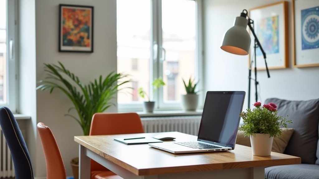 Crafting Your Workspace in a Compact Living Area