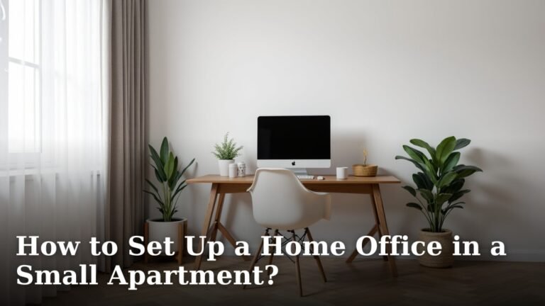 How to Set Up a Home Office in a Small Apartment?