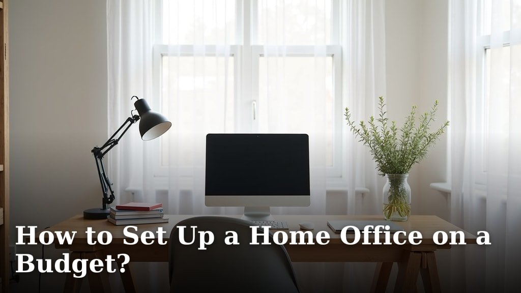 How to Set Up a Home Office on a Budget?