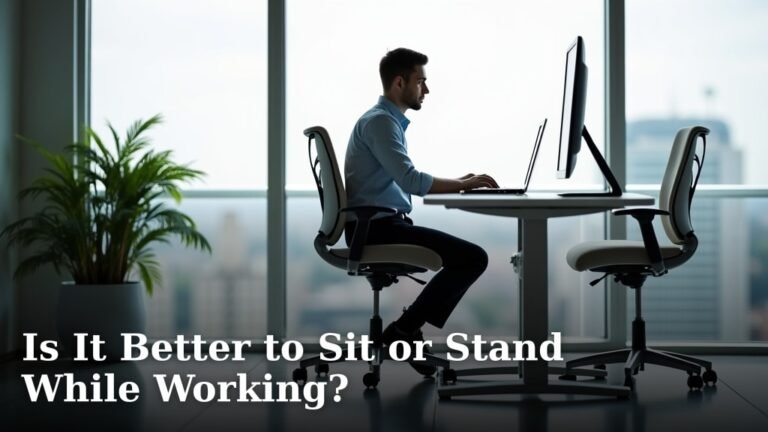 Is It Better to Sit or Stand While Working?