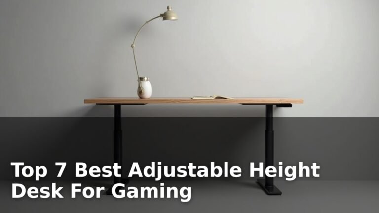 Top 7 Best Adjustable Height Desk For Gaming