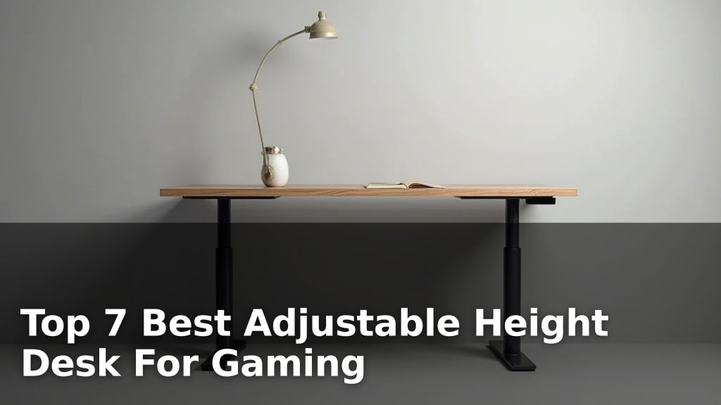Top 7 Best Adjustable Height Desk For Gaming