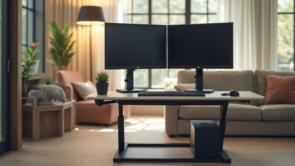 Top 7 Best Adjustable Height Desk For Two Monitors