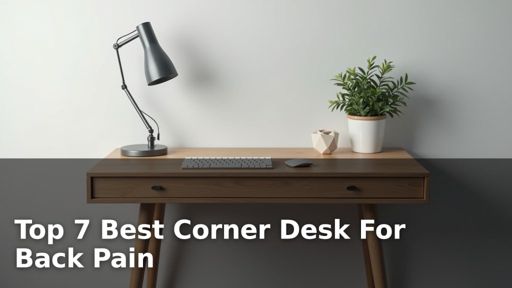 Top 7 Best Corner Desk For Back Pain