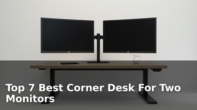 Top 7 Best Corner Desk For Two Monitors
