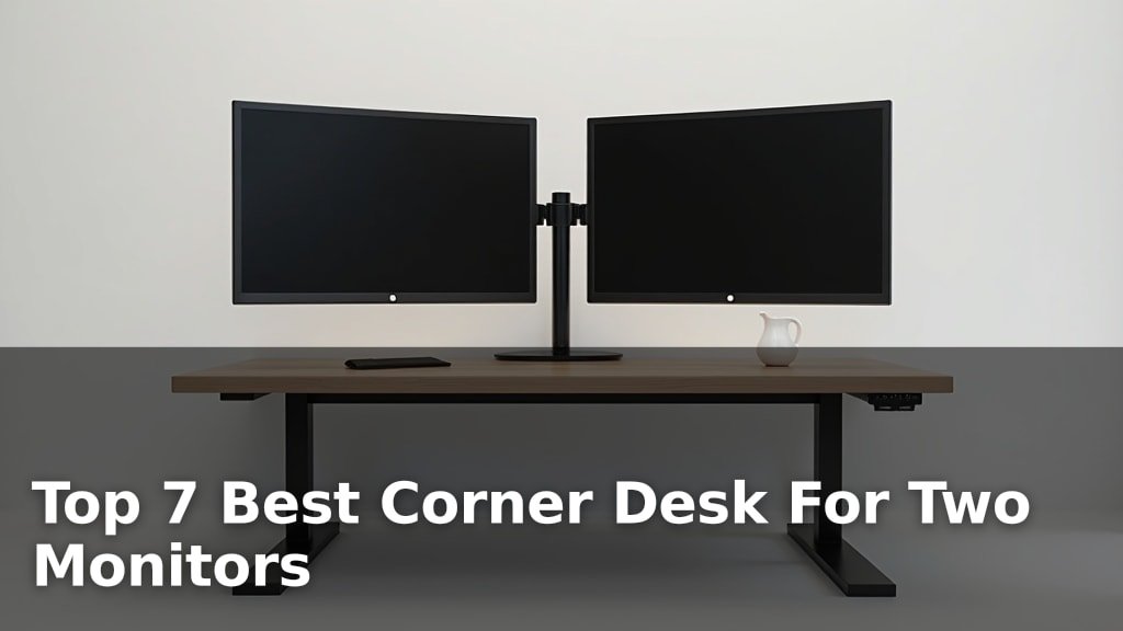 Top 7 Best Corner Desk For Two Monitors
