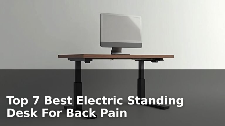 Top 7 Best Electric Standing Desk For Back Pain