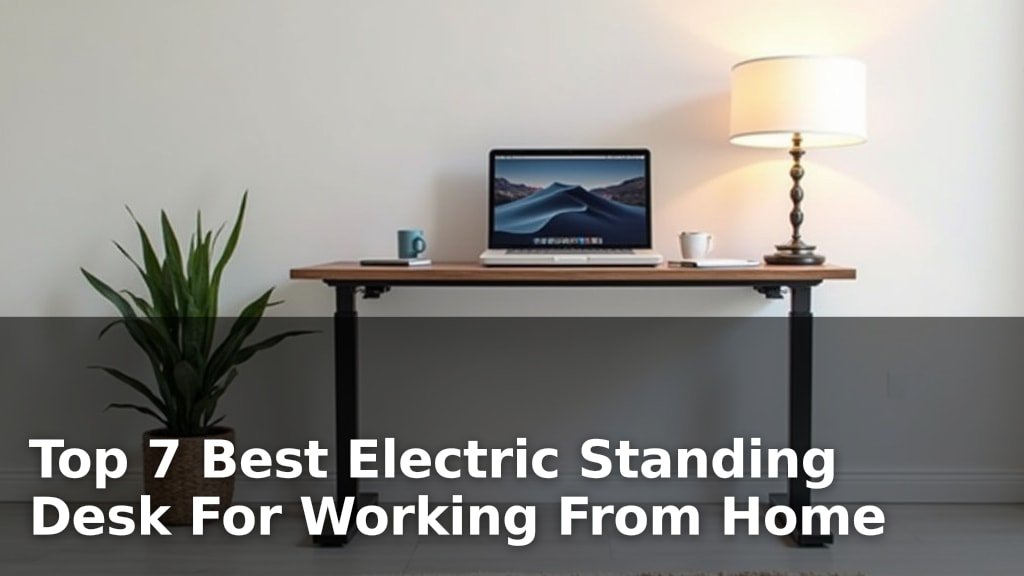 Top 7 Best Electric Standing Desk For Working From Home