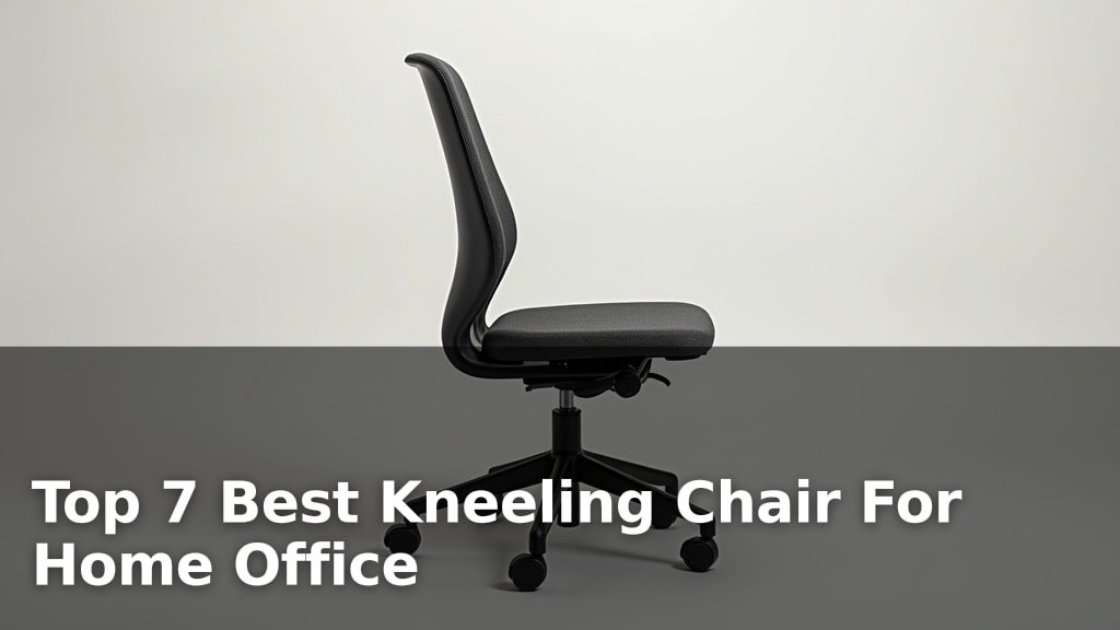 Top 7 Best Kneeling Chair For Home Office