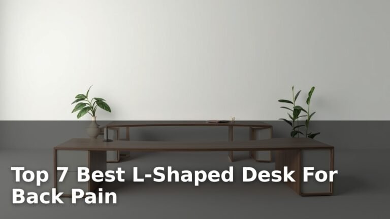 Top 7 Best L-Shaped Desk For Back Pain