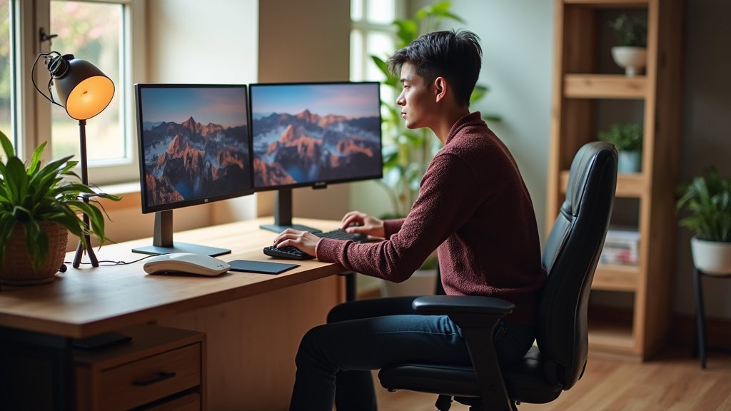 Top 7 Best L-Shaped Desk For Two Monitors
