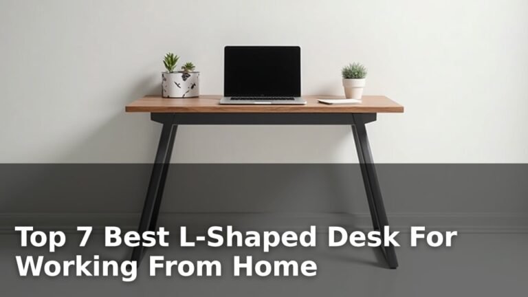 Top 7 Best L-Shaped Desk For Working From Home