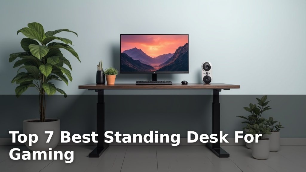 Top 7 Best Standing Desk For Gaming