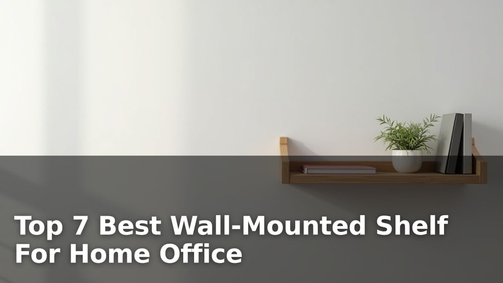 Top 7 Best Wall-Mounted Shelf For Home Office