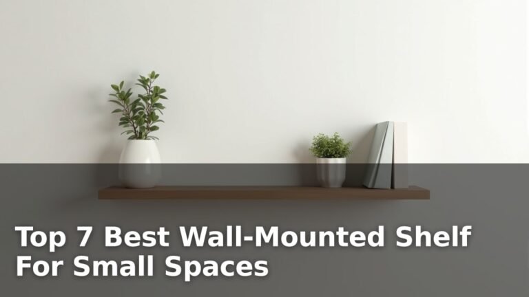 Top 7 Best Wall-Mounted Shelf For Small Spaces