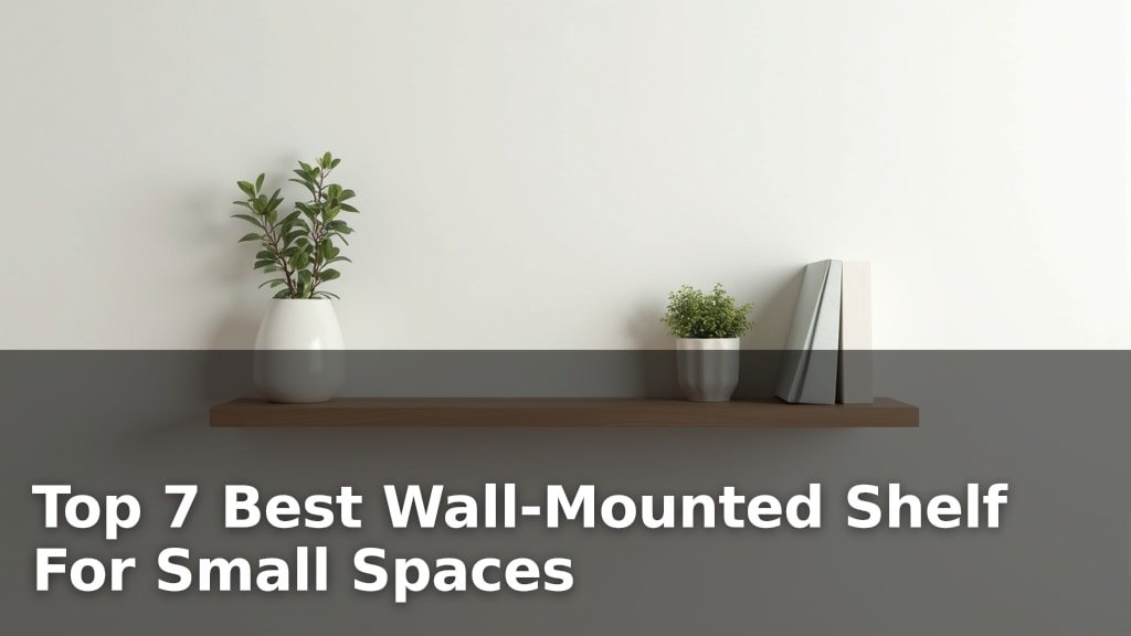 Top 7 Best Wall-Mounted Shelf For Small Spaces