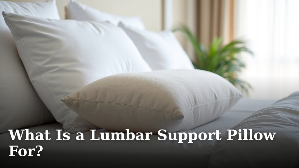 What Is a Lumbar Support Pillow For?
