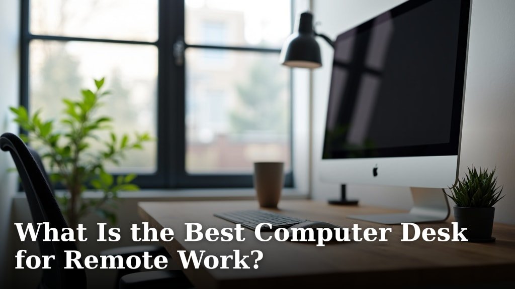What Is the Best Computer Desk for Remote Work?