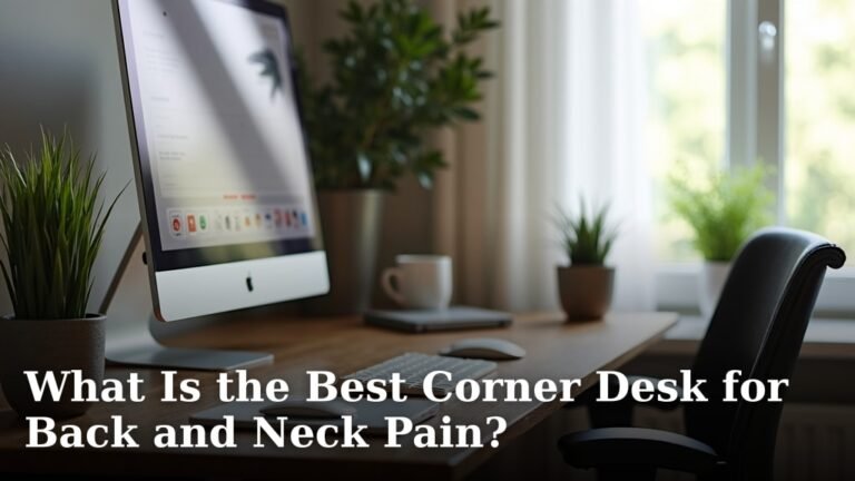 What Is the Best Corner Desk for Back and Neck Pain?