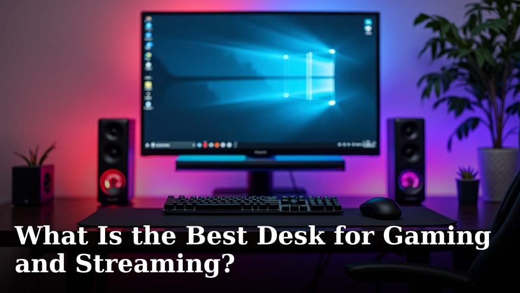 What Is the Best Desk for Gaming and Streaming?